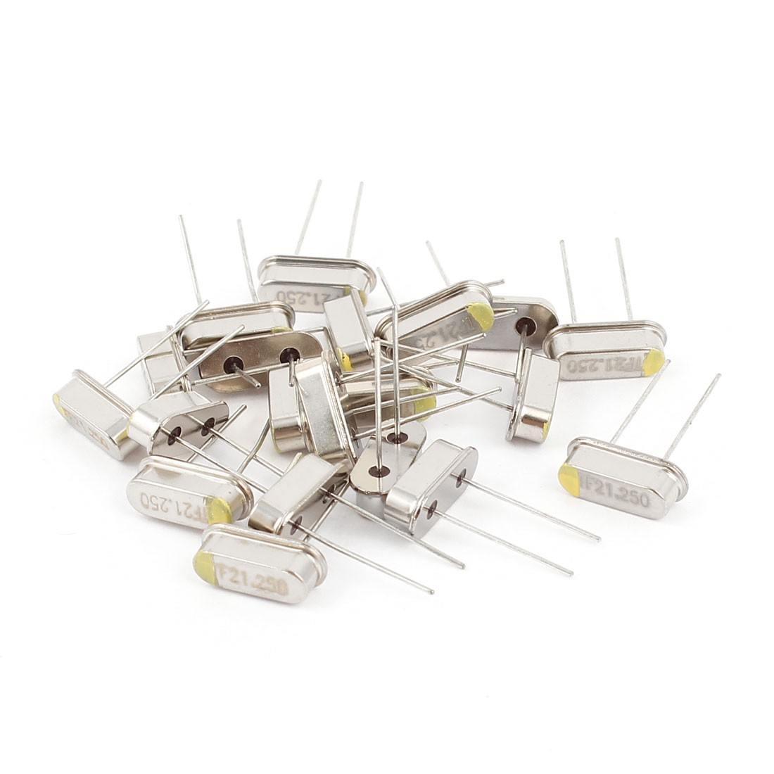 20 x Low Profile 21.25MHZ DIP Mount Quartz Crystal Oscillator HC-49S Replacement