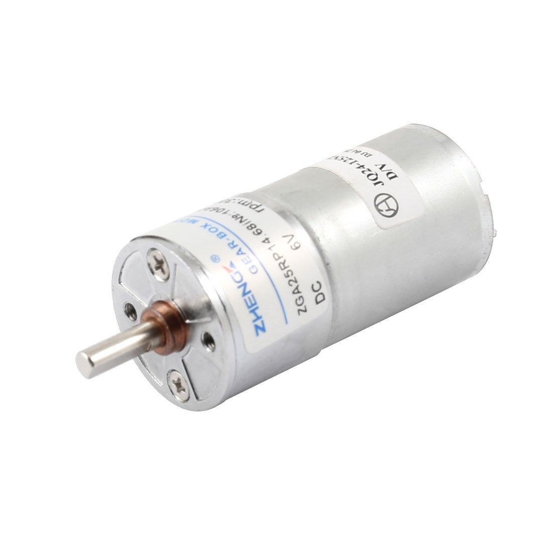 DC 6V 300 RPM Speed 4mm Dia Shaft Metal Gearbox Electric Geared Motor