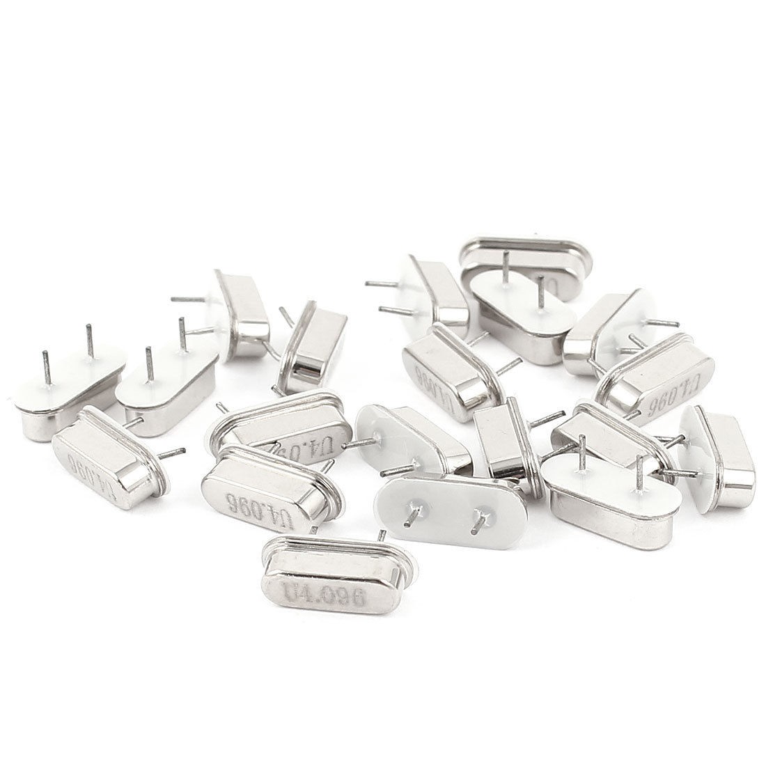 20 Pcs Low Profile 4.096MHZ 2Pins Quartz Crystal Oscillators HC-49S Replacements