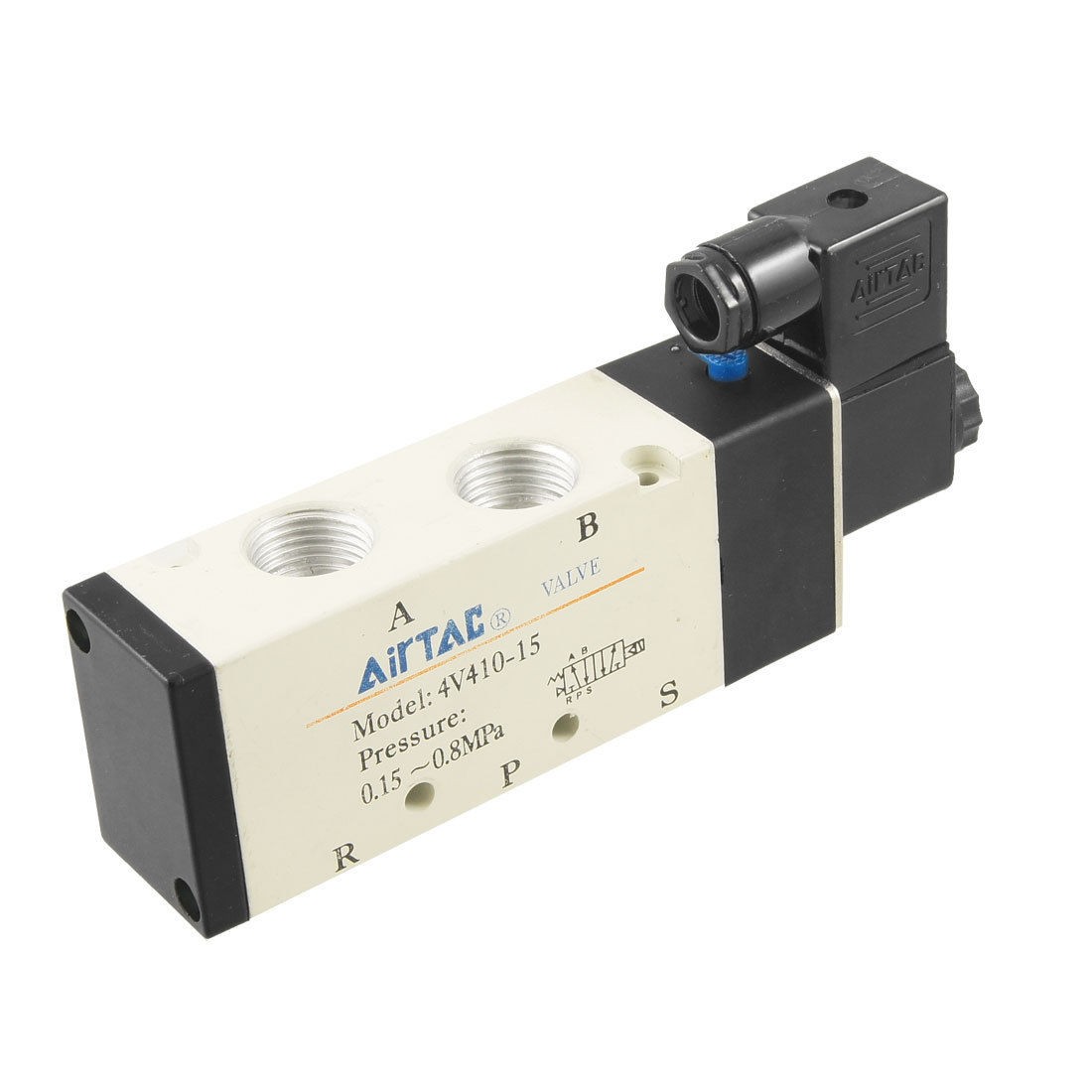 4V310 15 1 2" PT 2 Position 5 Port Solenoid Valve AC 220V 24mA