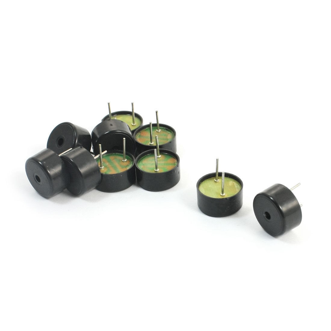10PCS 14 x 7mm 2-Terminals Passive Electronic Buzzer DC 1-30V