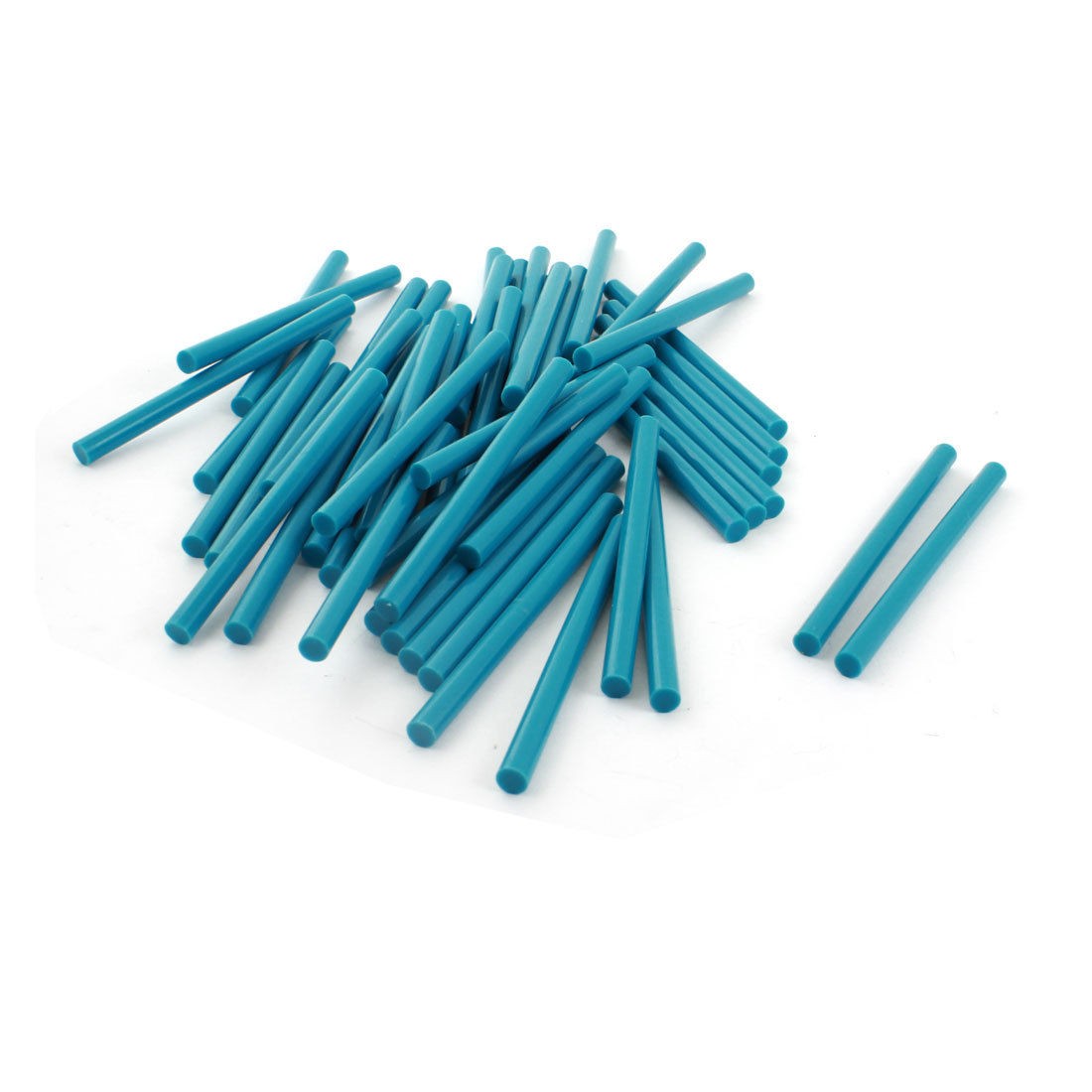 50 Pcs Turquoise Hot Melt Glue Gun Adhesive Sticks 7mm x 100mm