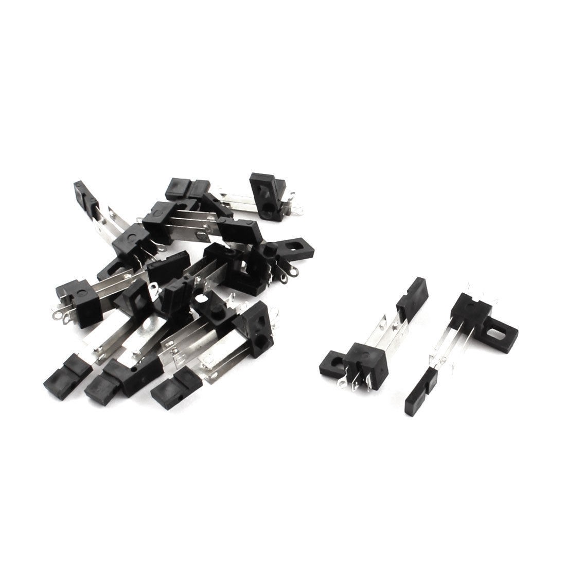 10 Pcs CS-7B DC 16V 1A 1P2T Black Leaf Switch for Electric Toy