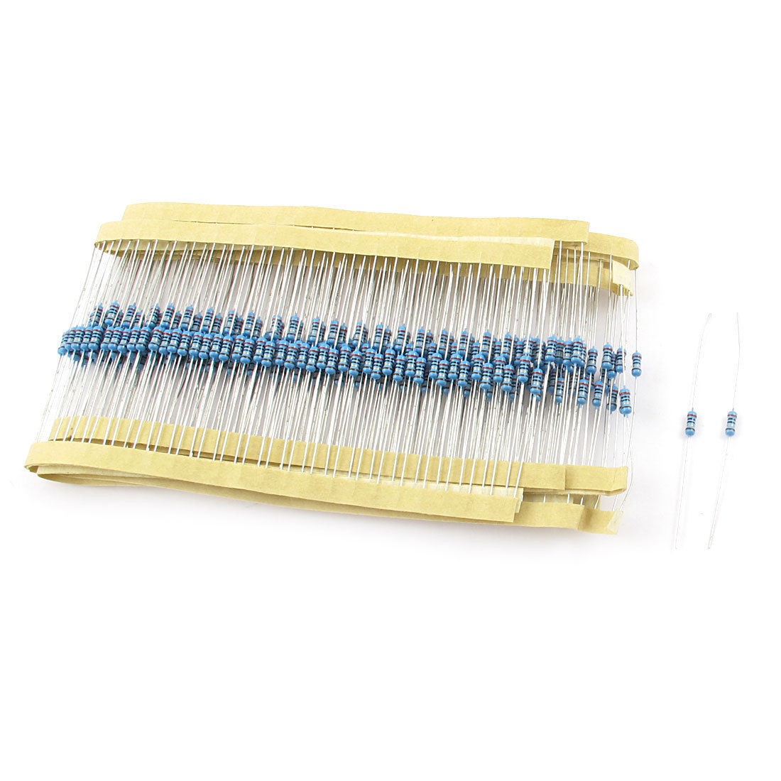 300 Pcs Axial Lead 1/4W 1% Tolerance 20 Ohm Metal Oxide Film Resistor