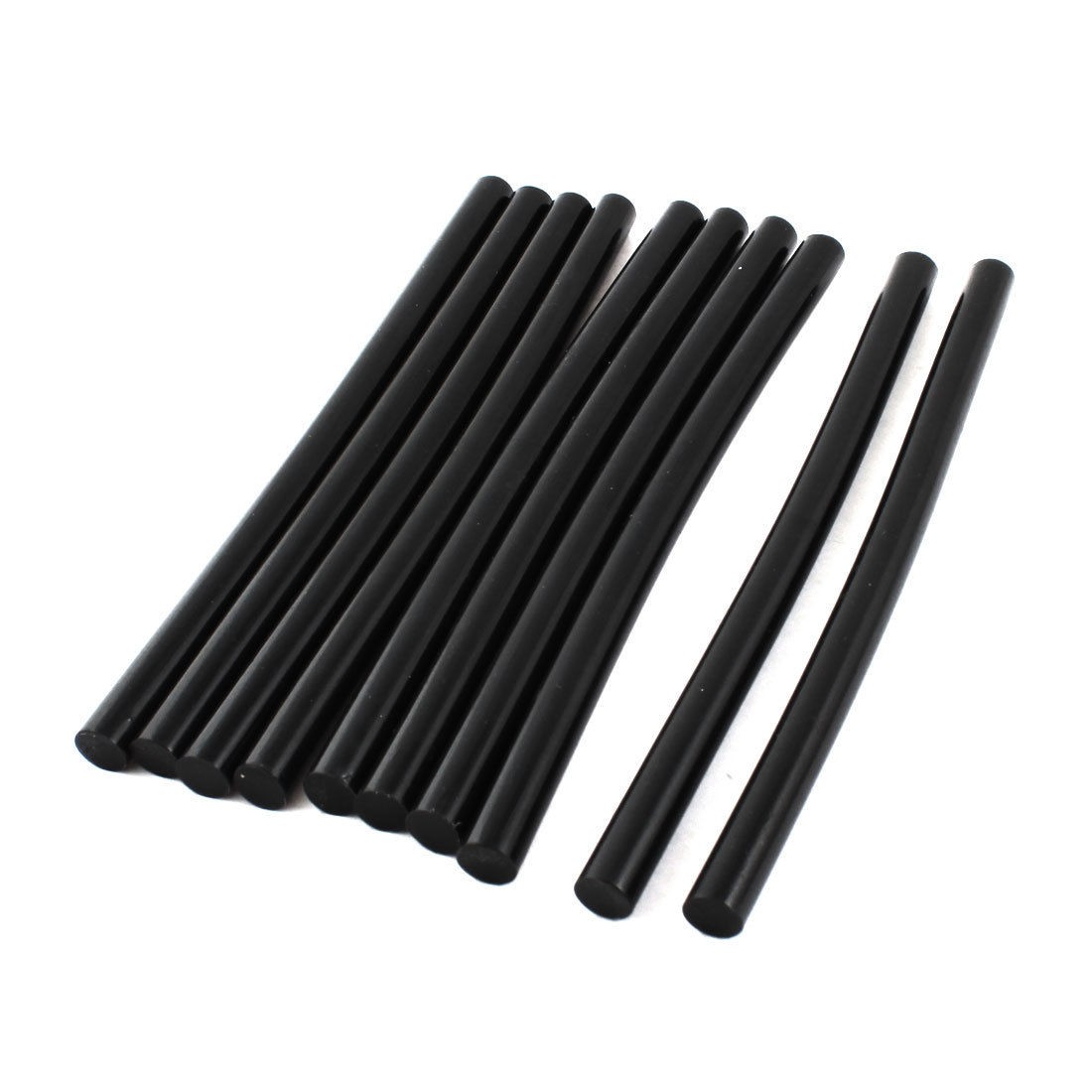 10Pcs 11mmx190mm Hot Melt Glue Adhesive Stick Black for Soldering Iron