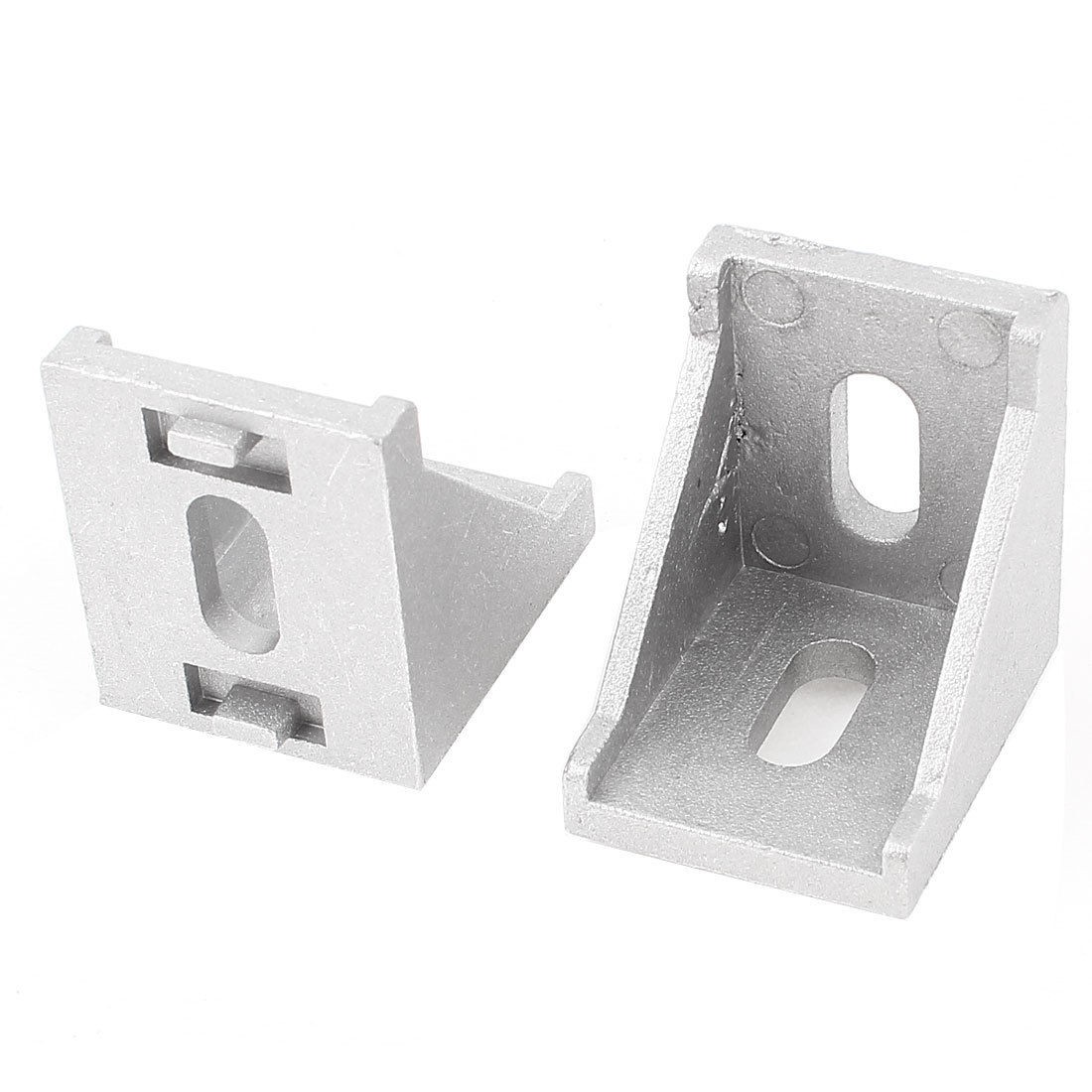 Home Factory Metal 90 Degree Angle Bracket Fastener 30x30mm 2PCS