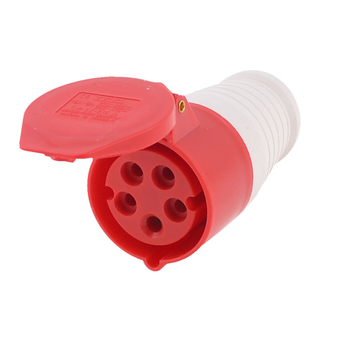 220-380V/240-4<wbr/>15V IEC309-2 3P+N+E Pole Industrial Socket White Red ZZ-215