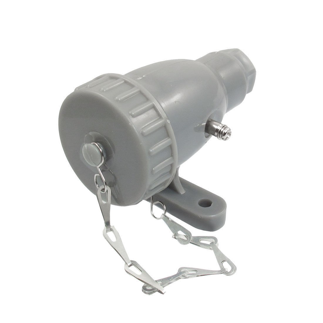 250VAC 10A 2P+E Outdoor Mount CZF2-2 Marine Socket Gray w Cover