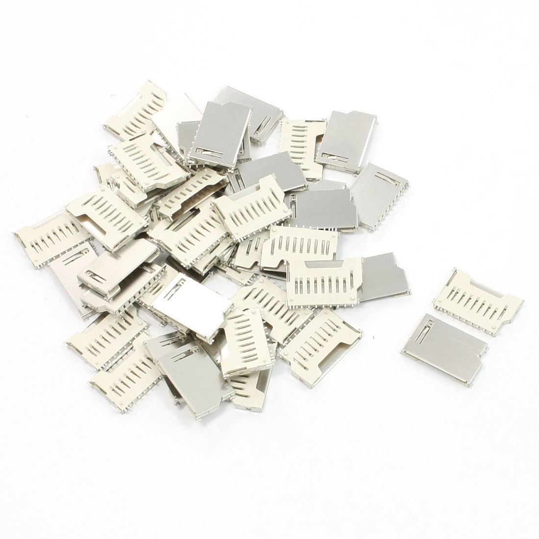 50 Pieces SD Card Sockets Connectors Replacements 16 x 26 x 2.5mm