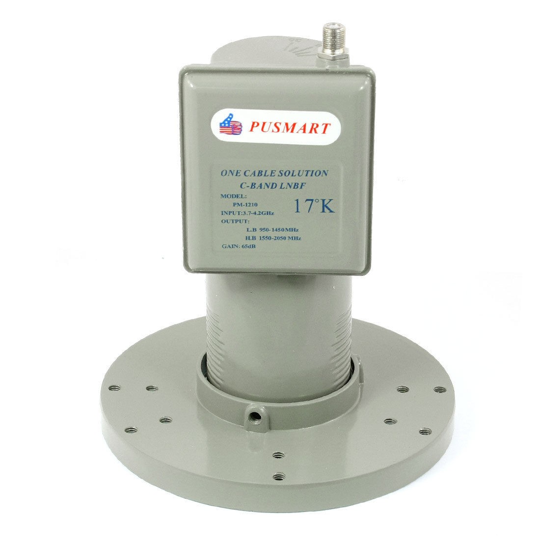 PM-1210 F type Female Connector C-Band One Cable Solution LNBF 5150/5750MHz