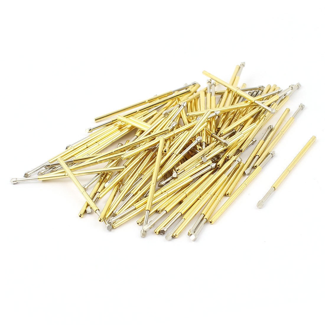 100 Pieces P100 T2 1 5mm Chisel Tip Spring PCB Testing Contact Probes Pin