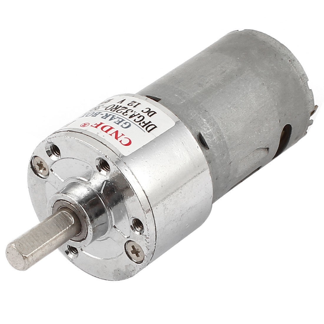 12V DC 300RPM 6mm Shaft Magnetic Electric Gear Box Motor Replacement