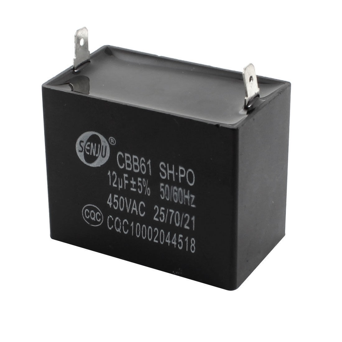 12uF 5% AC 450V Polypropylene Film Motor Running Capacitor CBB61