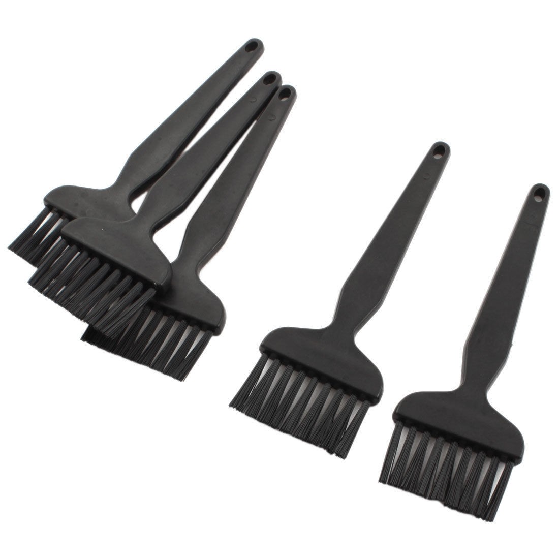 Black Handle Static Control Conductive Ground PCB ESD Anti-static Brush 5 Pcs