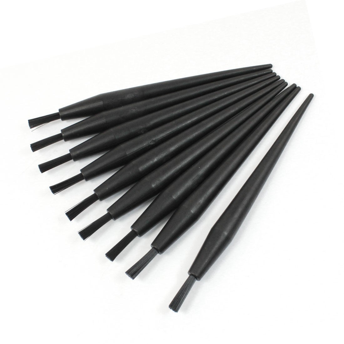10pcs 14m 5.5" Long Plastic Handle Ground Conductive Brushes