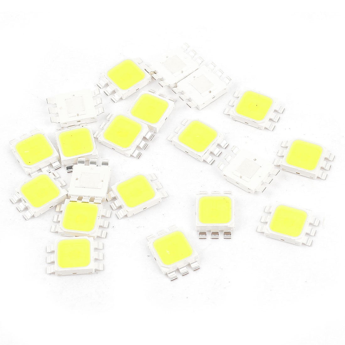 20 Pcs Pure White Light SMD 5050 LED Bead Chip Lamp 3.0-3.6V 350mA 1W 90LM