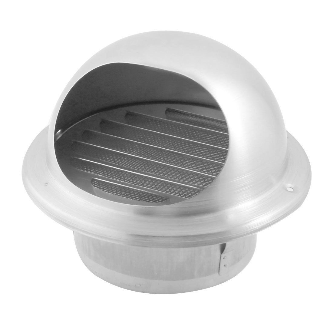 Kitchen Air Vent Extractor Outlet Grill w Mesh Louver for 100mm Dia Ducting