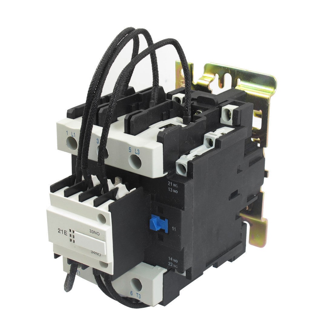 Ui 500V Capacitor Contactor + Ui 110V Auxiliary Contactor Blocks