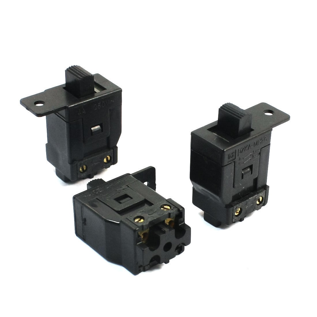 3pcs Replacement Self Locking Switch DPST for Dragon 100 Electric Grinder