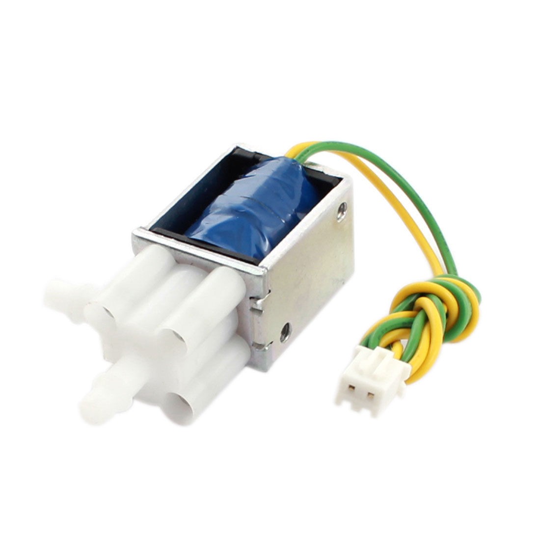 23cm Wired 50% Double Outlet Electromagnet Solenoid Valve DC12V 0.4A 4.8W