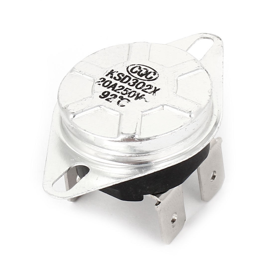 KSD302X 92 Celsius Temperature NC Control Thermostat Switch AC 250V 20A