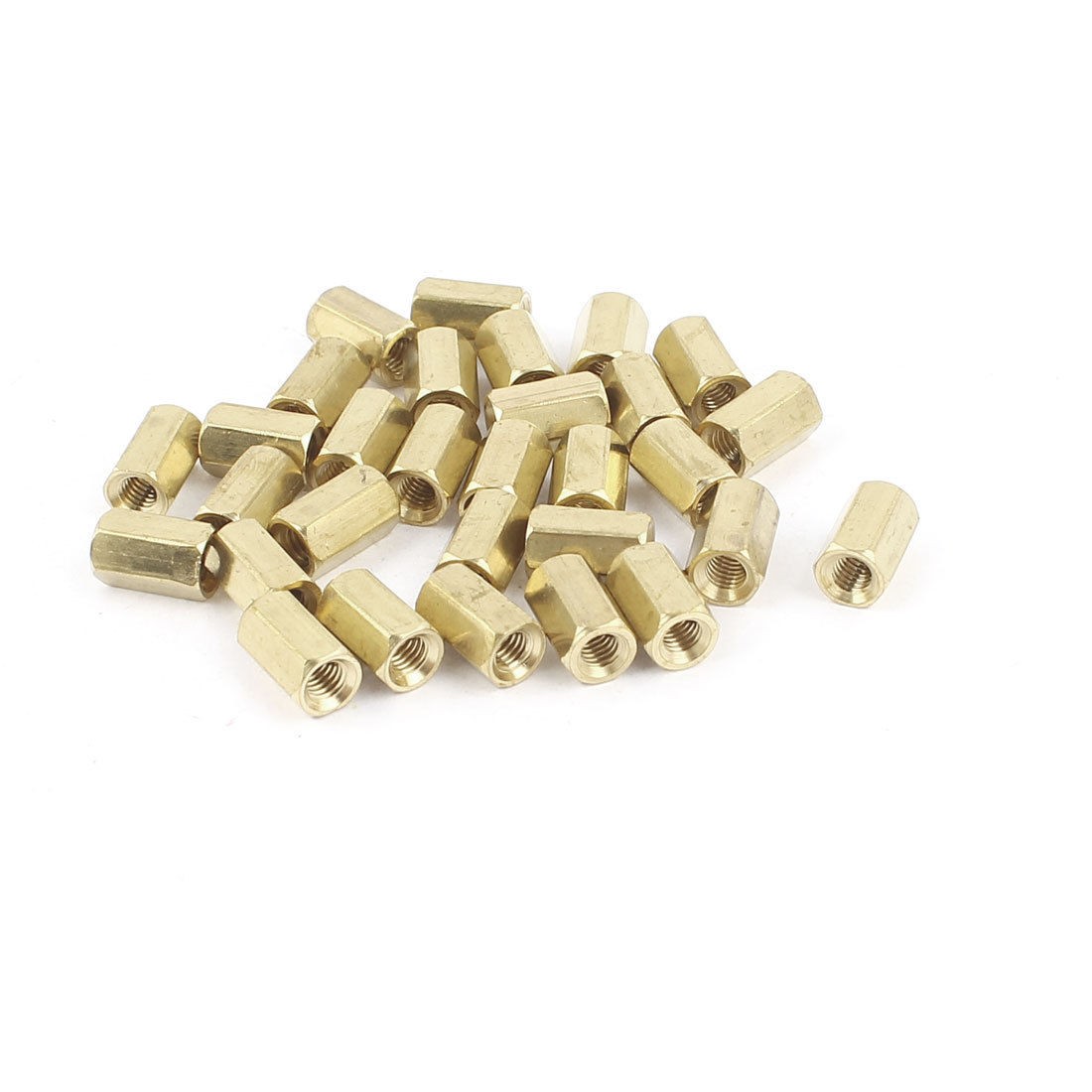 30Pcs M3 Female Thread Hex Standoff Hexagonal Spacer 8mm Long