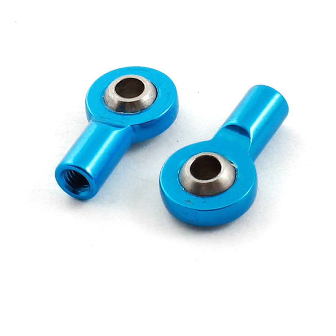 2Pcs Blue Metal Rod End Spherical Brass Ball Joints 3x5x18mm for RC Car