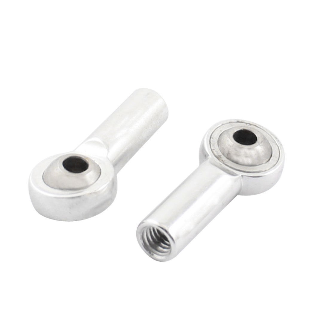 2Pcs Silver Tone Metal Rod End Spherical Brass Ball Joint M4 3x6x26mm for RC Car