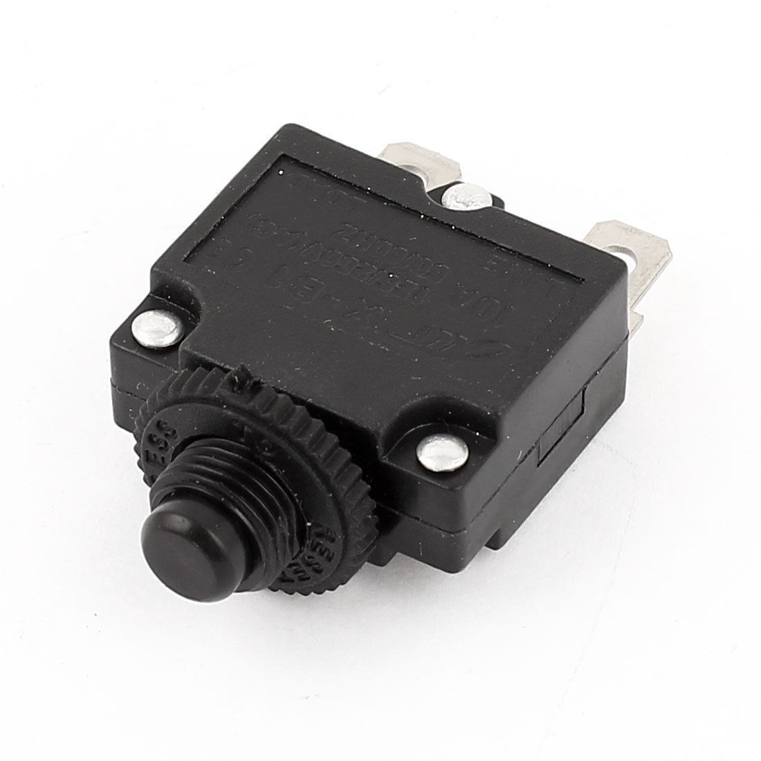 45mm x 28mm x 13mm Round Pushbutton Momentary Tactile Switch AC125V-250V 10A