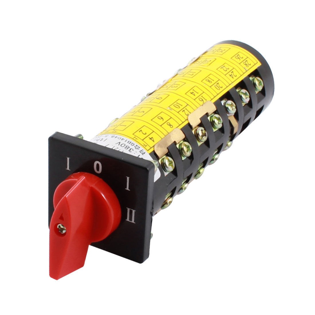 AC 380V 10A 24 Screw Terminals 4 Positions Rotary Changeover Switch