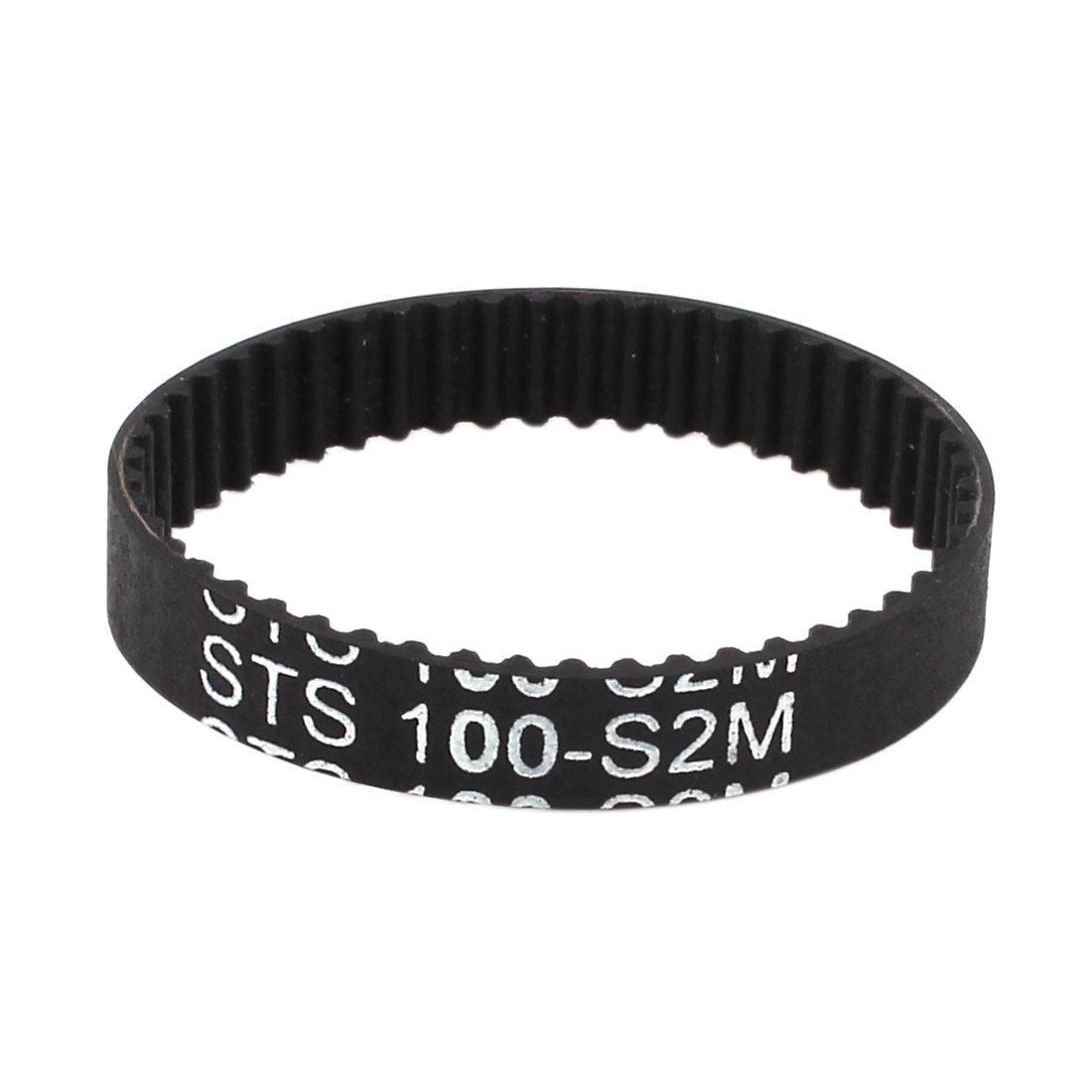 S2M-100 50 Teeth 2mm Pitch 6mm Width Industrial Timing Belt Black