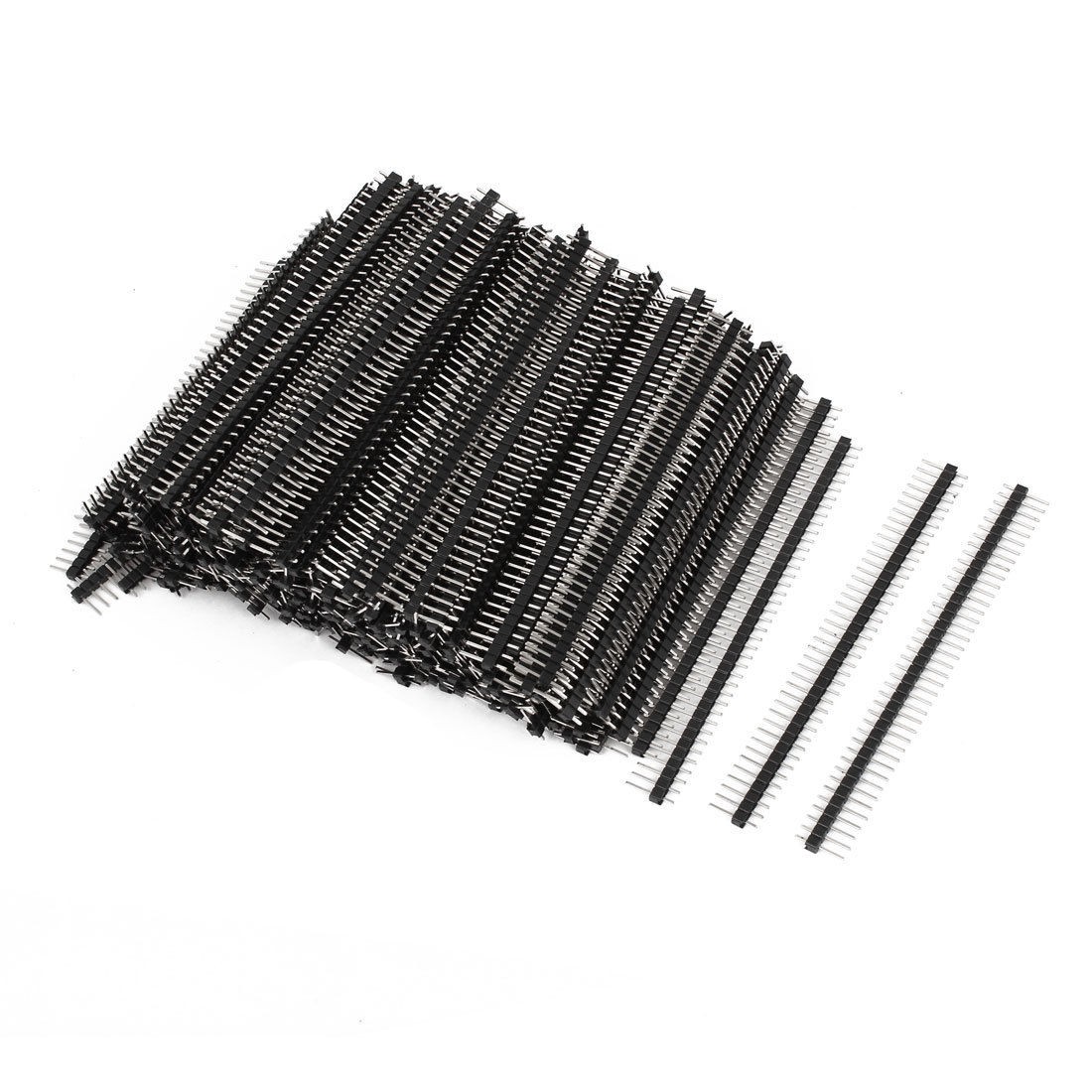 200pcs 40 Position 2 54mm Pitch Single Row Straight Pin Header Strip