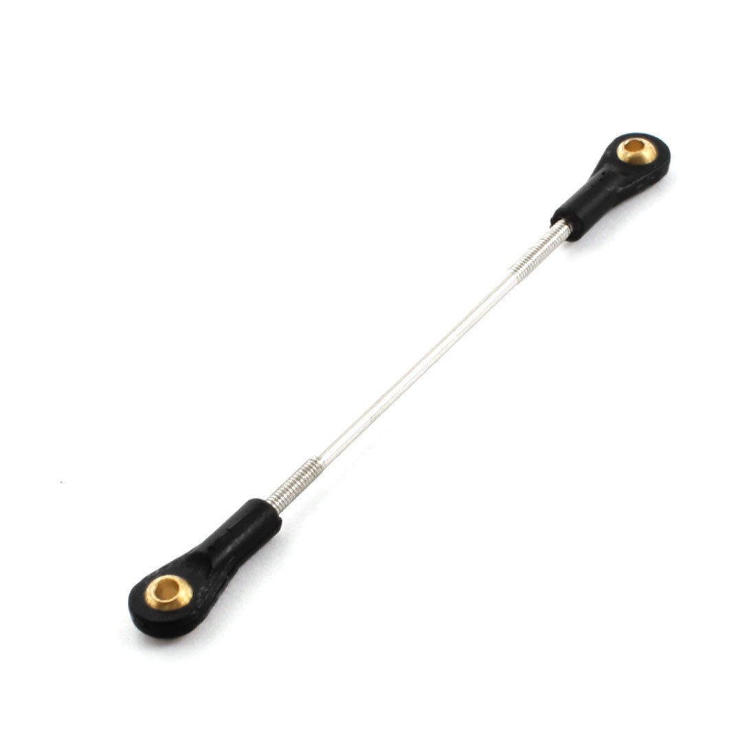 RC Model Spare Parts Plastic Double Ball Link Ends Push Rod 2x2x55mm Black