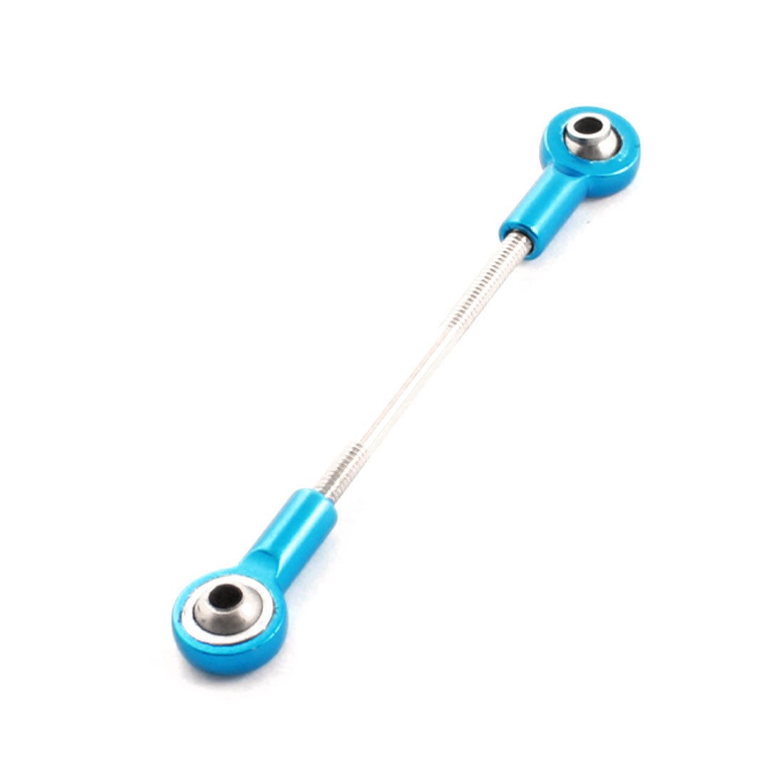 RC Model Toy Spare Parts Metal Double Ball Link Ends Push Rod 2x2x35mm Blue