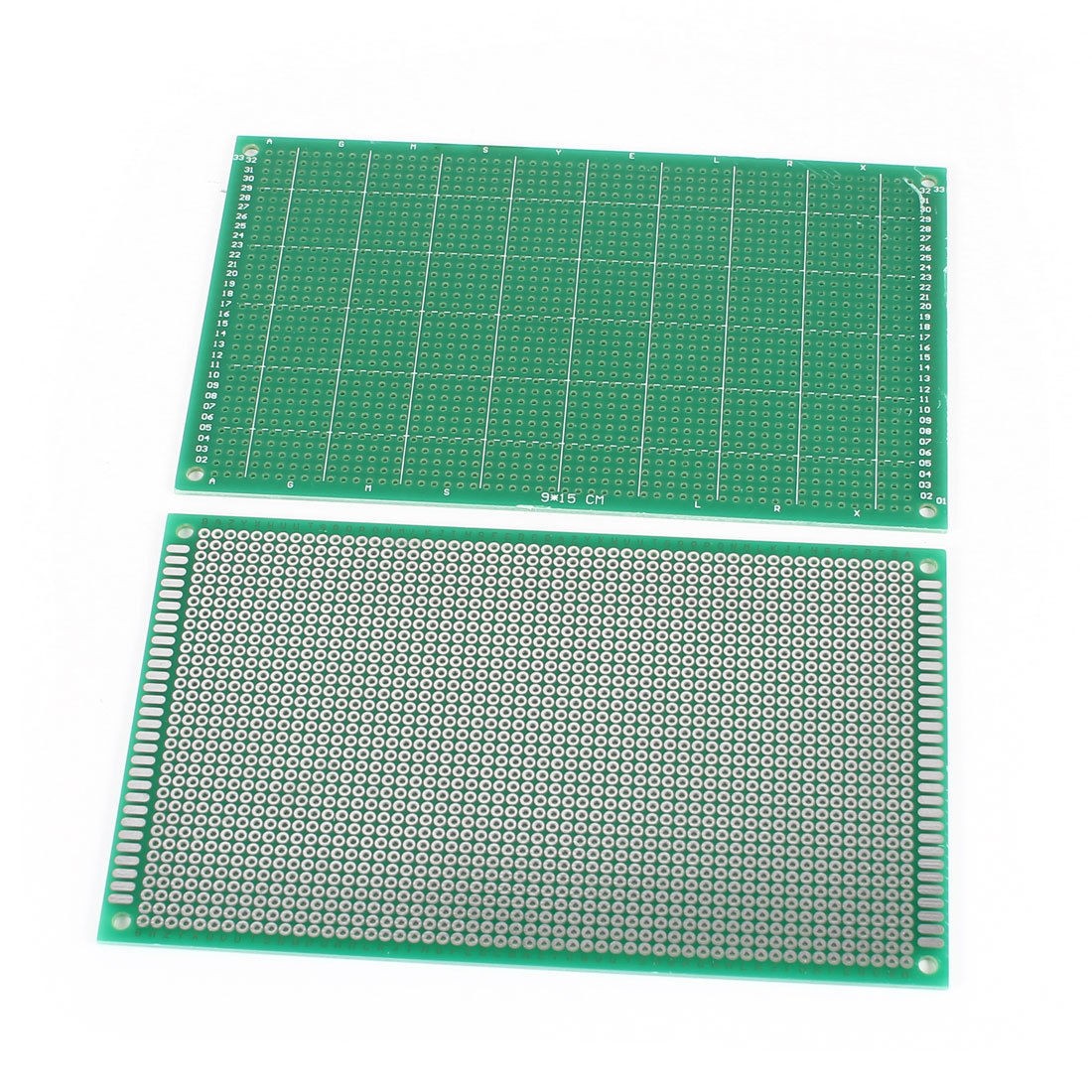 2 PCS One Sided Prototyping Experiment Matrix Tinned DIY PCB Board 9cm x 15cm