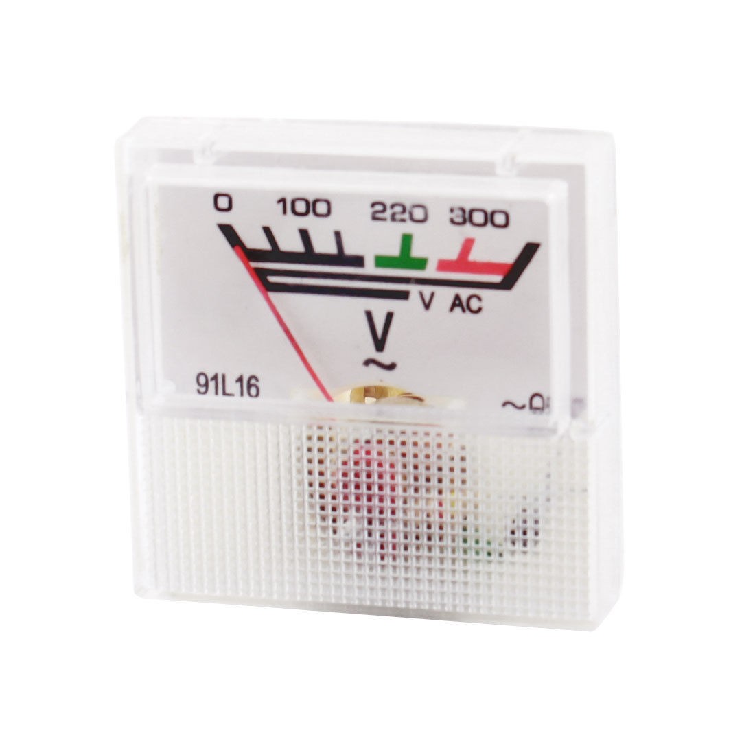 AC 0-300V Class 5.0 Accuracy Square Shaped Plastic Panel Meter Voltmeter