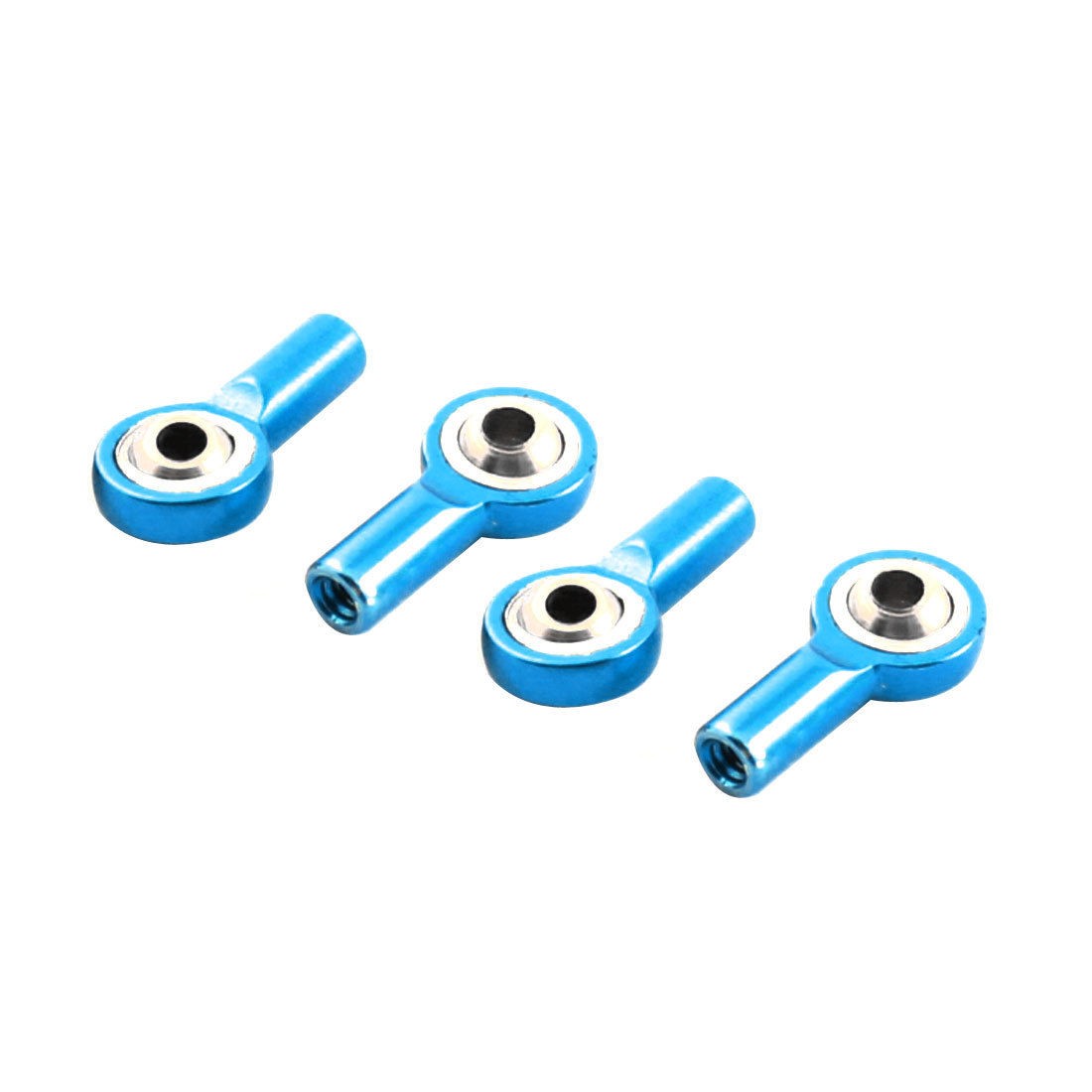 4Pcs Blue Rod End Spherical Brass Ball Joints 2x3.5x15mm for RC Climbing Car