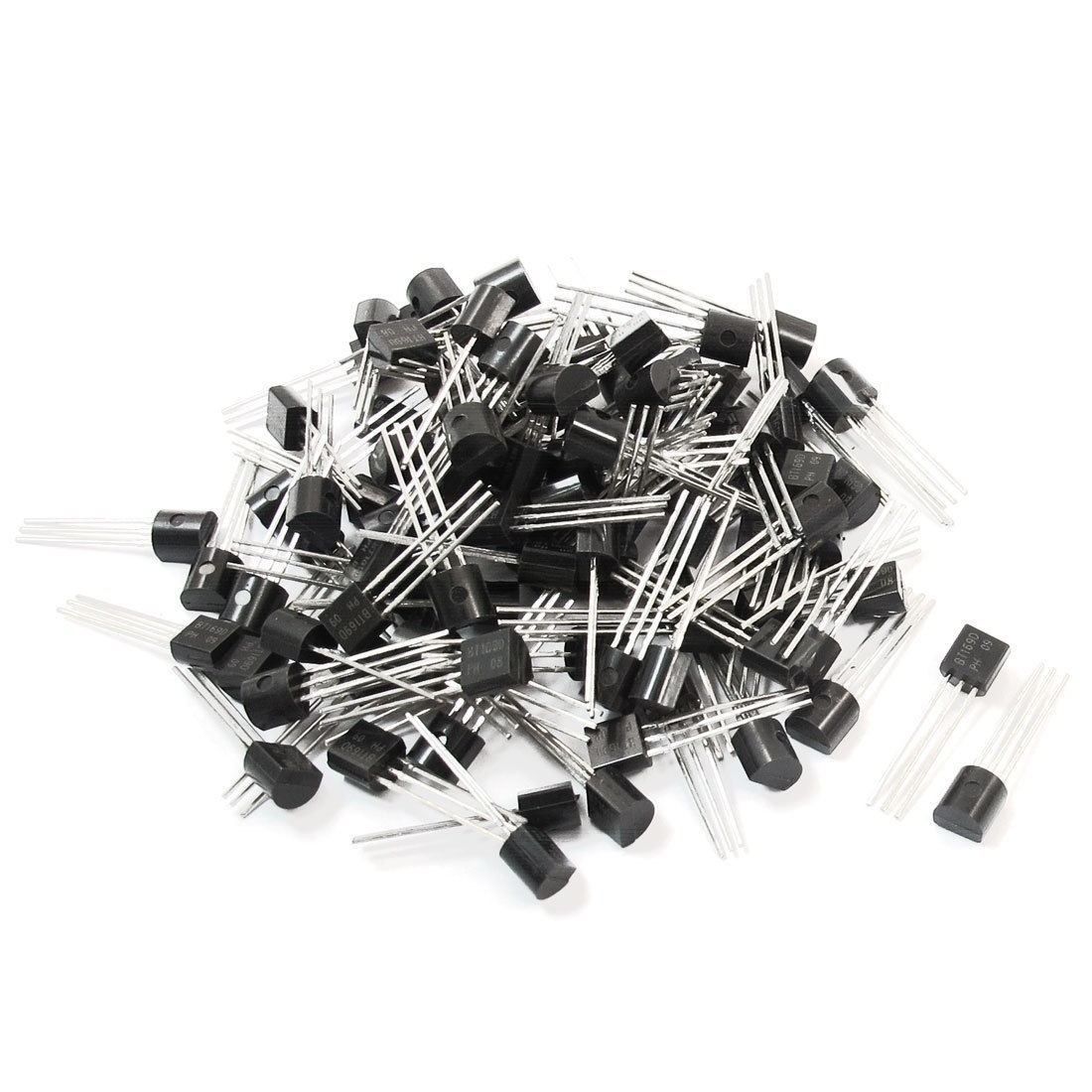 100Pcs PCB Board BT169D 400V 0.8A Through Hole TO-92 Transistors