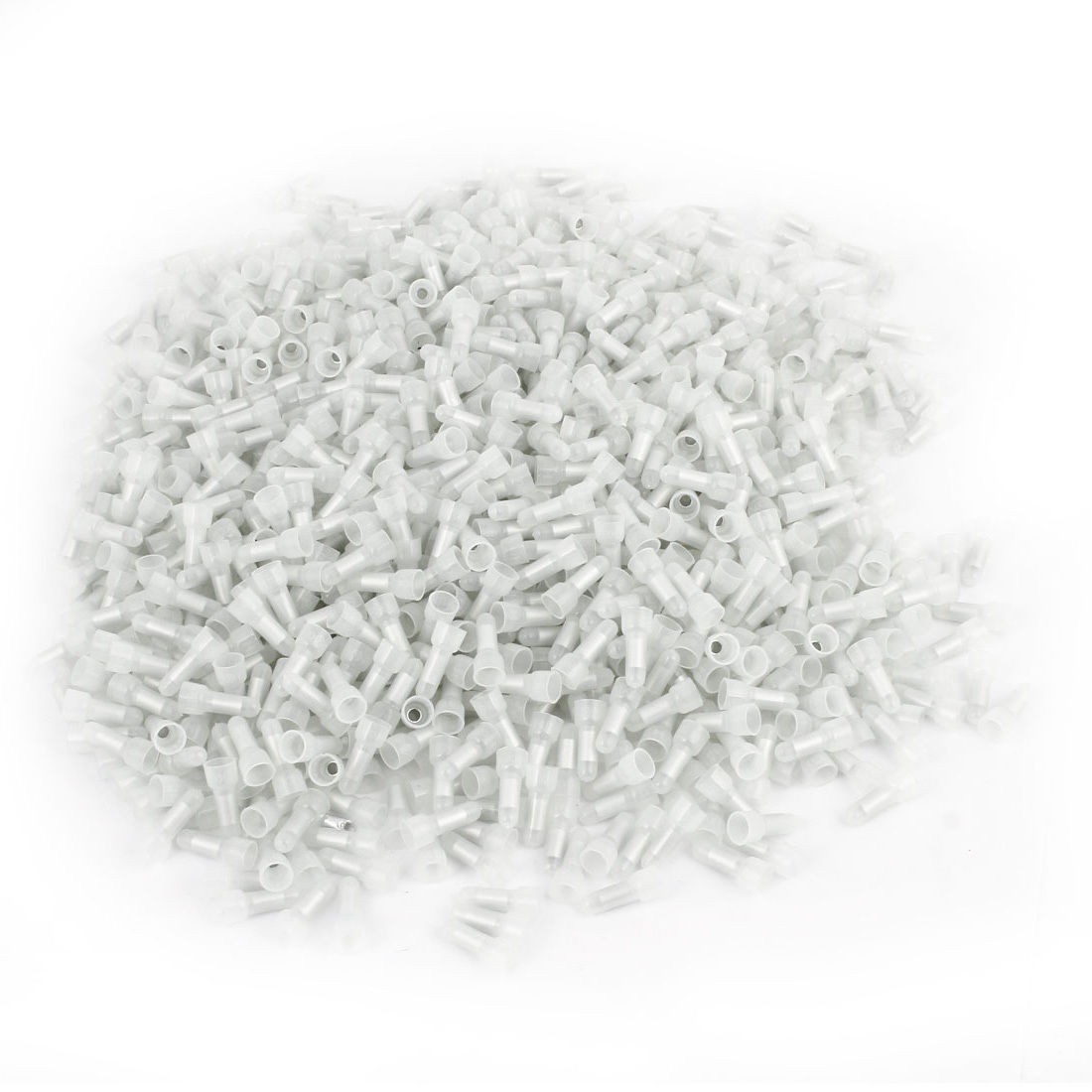 1000Pcs CE1X 22-18AWG White Plastic Crimp Closed End Wire Connector Cap