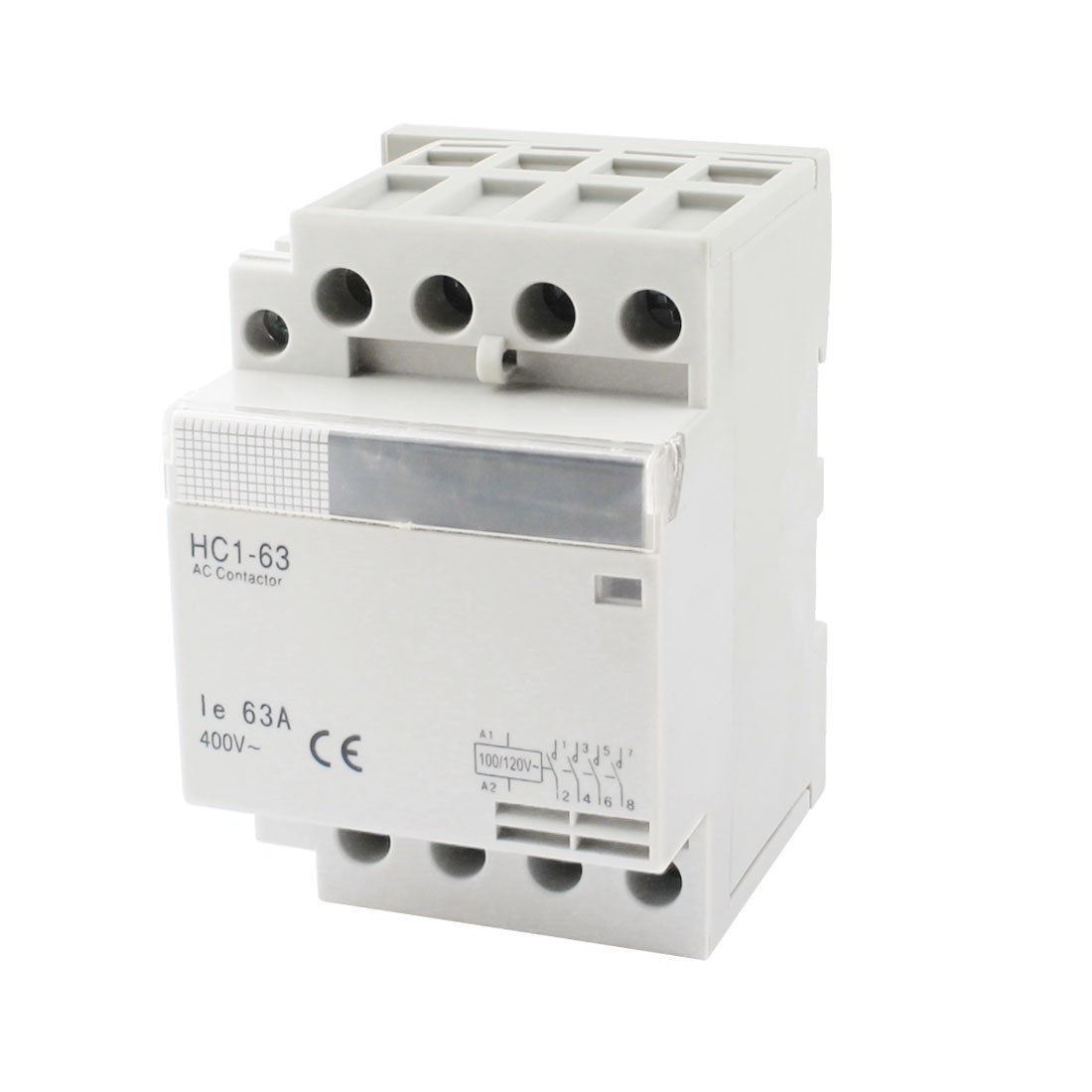 100/120V Coil Volt 63A 4 Pole Electric Power AC Contactor Block