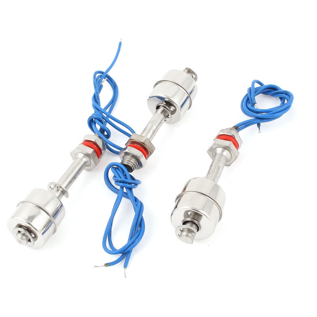 3 x ZS7510 54mm Long Stainless Steel Water Level Floating Sensor Switch