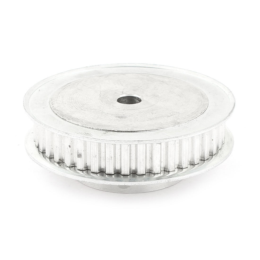 Silver Tone 8mm Bore 5mm Pitch 40T Aluminum Alloy Synchronous Timing Belt Pulley