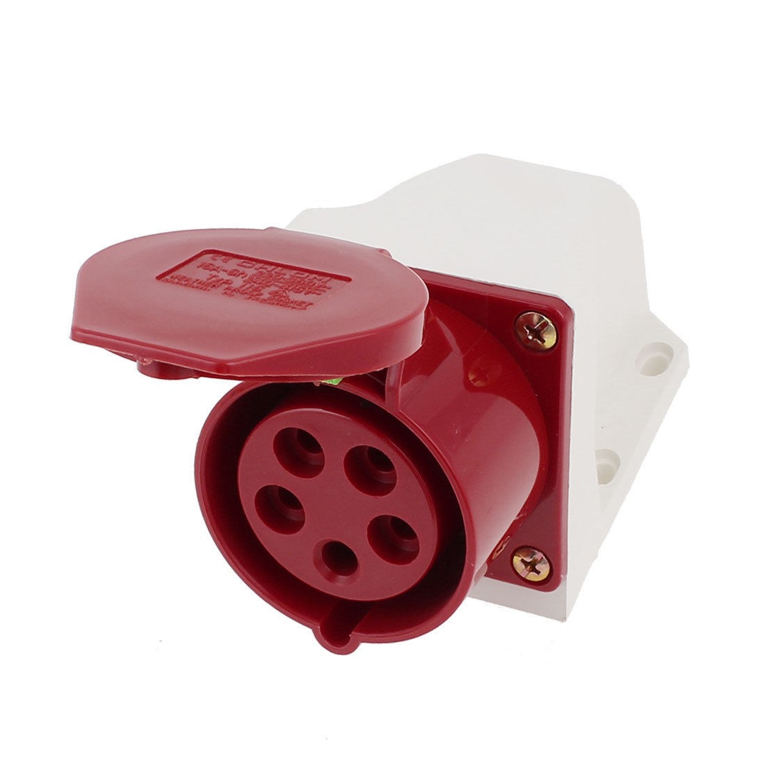 Waterproof IP44 4P+E IEC309-2 Industrial Plug Socket AC 220-380V/240-4<wbr/>15V 16A