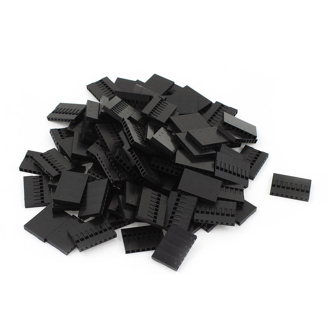 100pcs 8P 2.54mm Housing Jumper Wire Female Pin Connectors