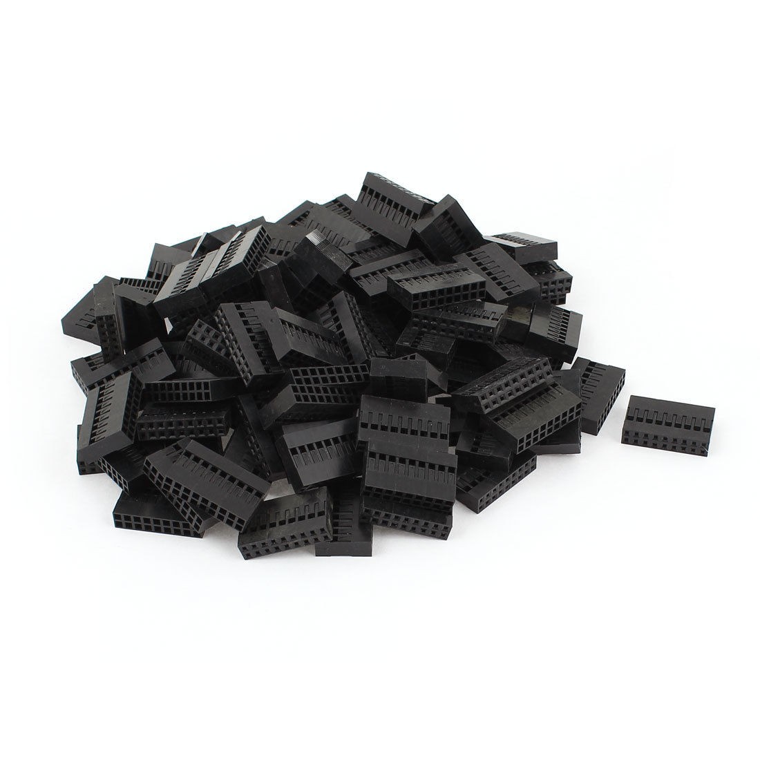100pcs 2x9P 2.54mm Housing Jumper Wire Female Pin Connectors