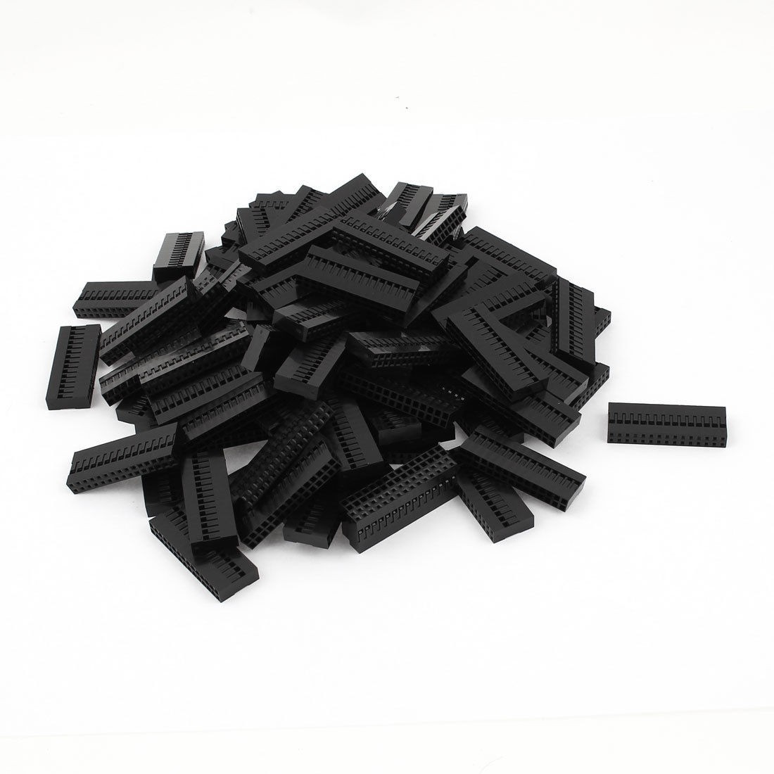 100pcs 2x15P 2.54mm Housing Jumper Wire Female Pin Connectors