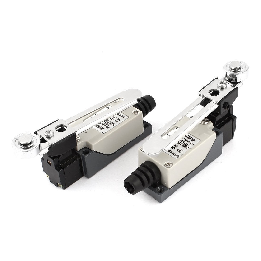 CNC Mill AC 250V 5A DC 115V 0.4A Waterproof Momentary Limit Switch ME-8108 2 Pcs