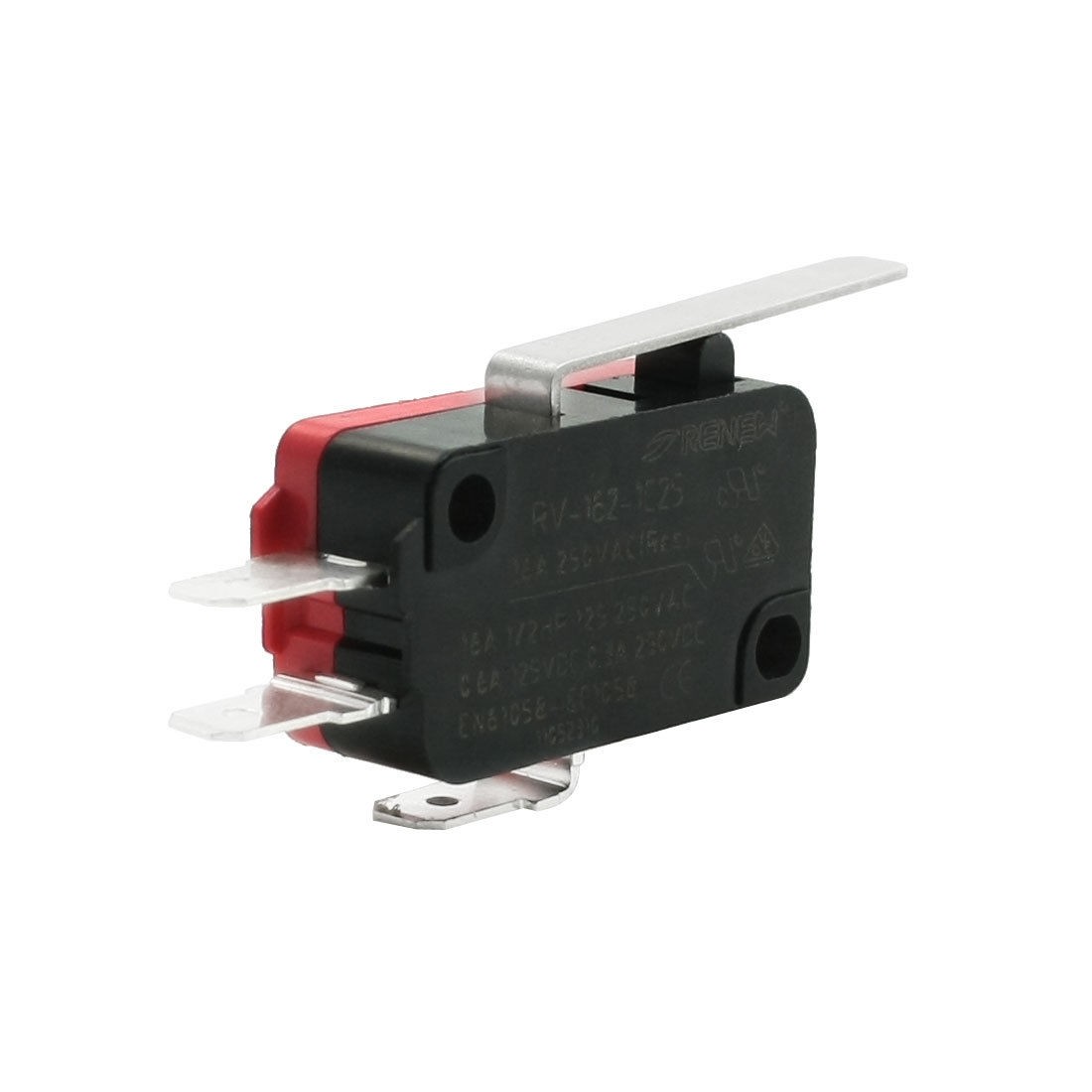 NO NC Snap Action Hinge Lever Basic Enclose Micro Switch RV-162-1C25