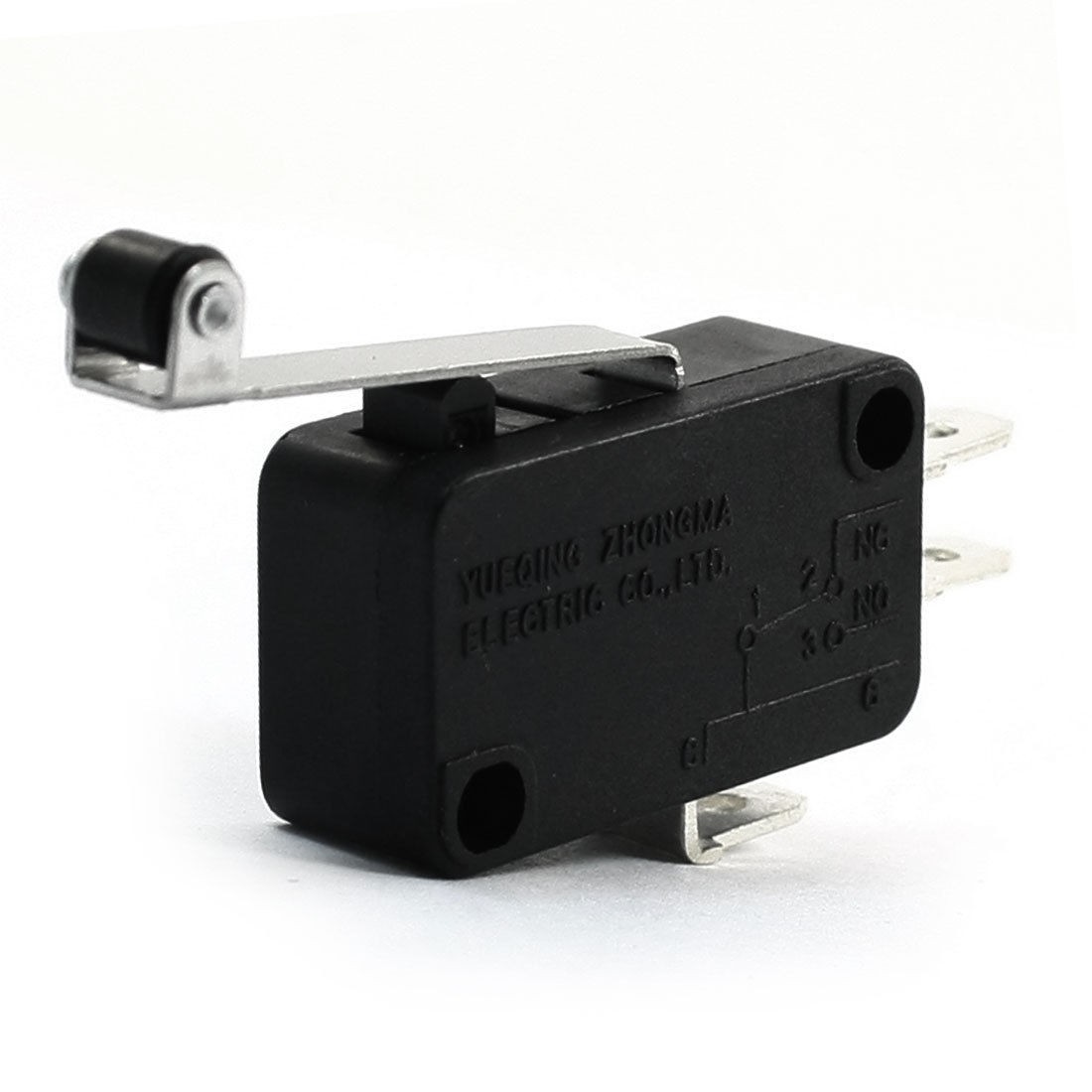 SPDT 3-Pin Soldering Terminal Momentary Roller Hinge Lever Micro Switch