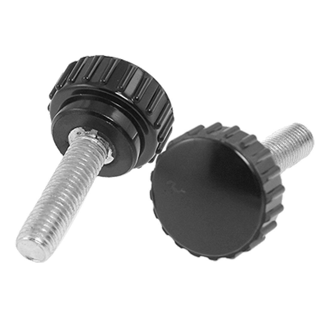 Handwheel Part 8mm Male Thread 26mm Head Dia Grip Knob 5 Pcs